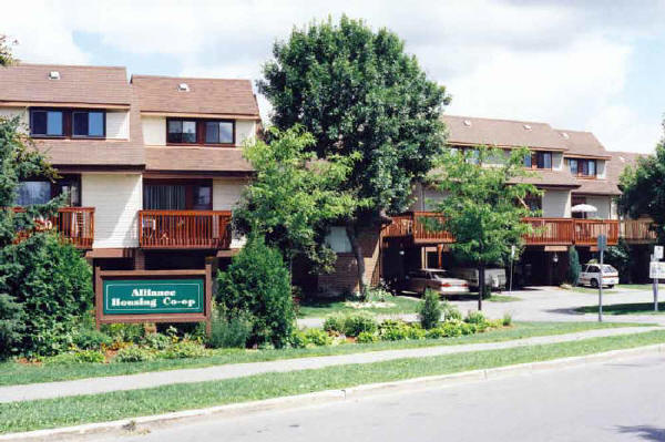 From Tapiola Crescent showing entrance to Alliance Pvt.