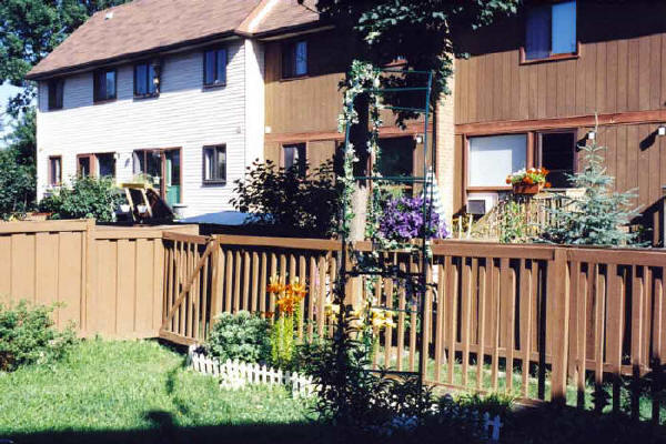 From behind houses on Honey Suckle Pvt.